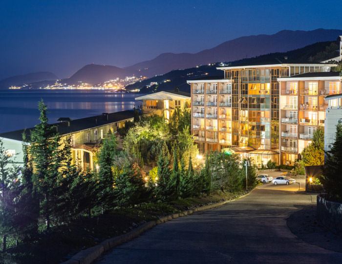 Внешний вид и территория - Отель «Морской» Алушта